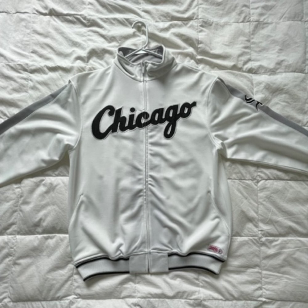 Chicago White Sox Polyester Jacket, Size Medium